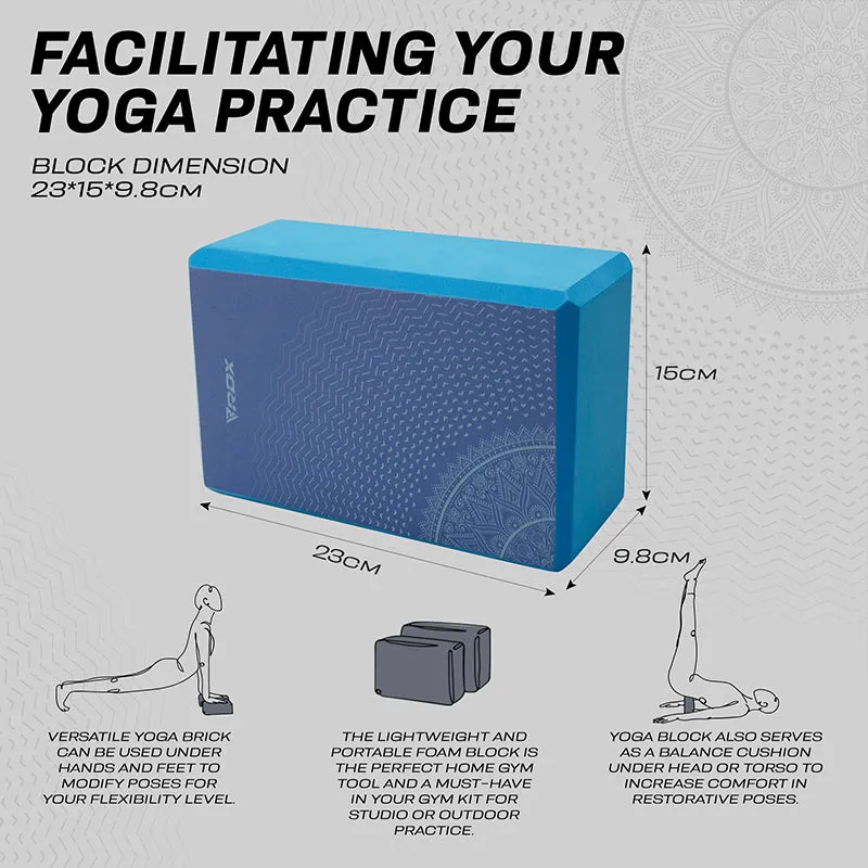 RDX D9 High Density EVA Foam Yoga Blocks Non-Slip Brick