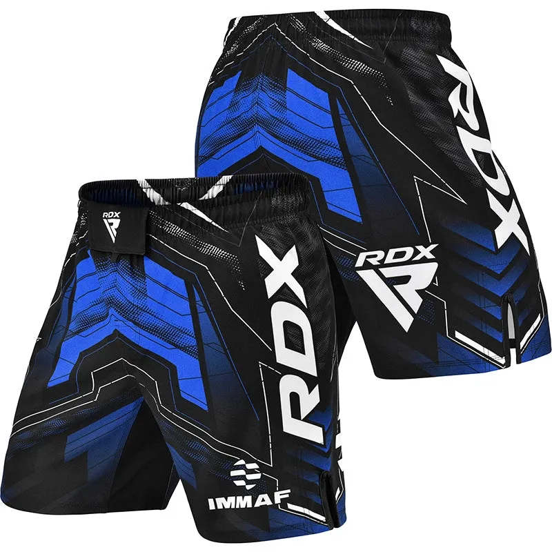 RDX IMMAF Approved MMA Fight & Training Shorts Blue