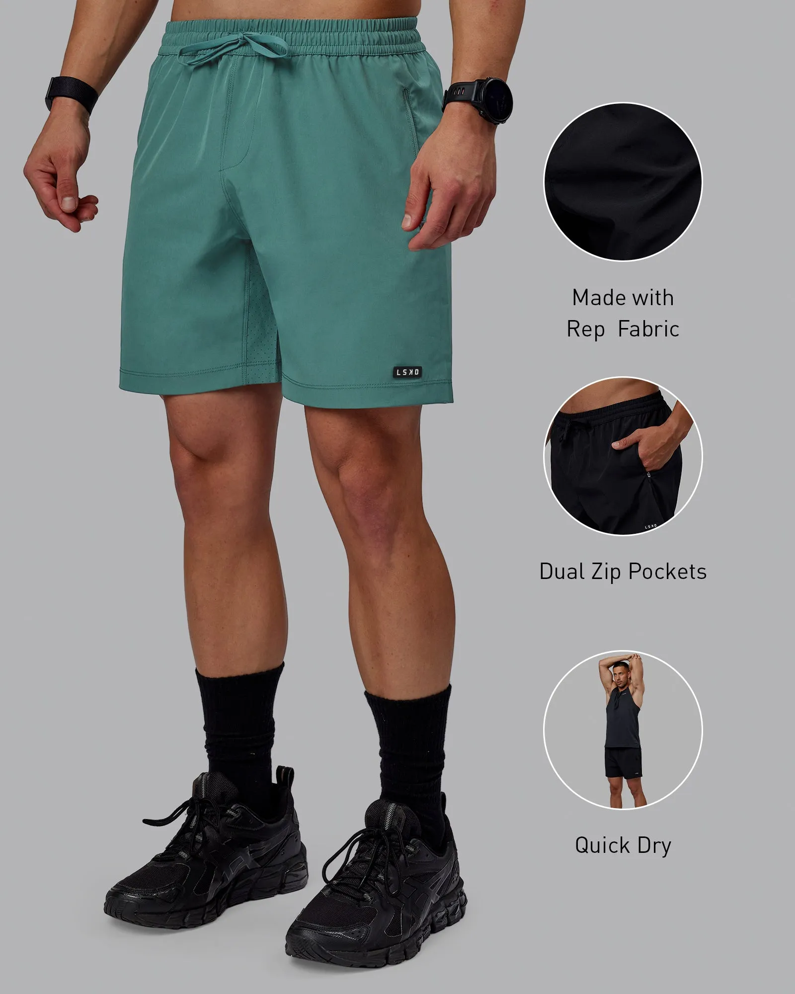 Rep 7" Performance Shorts - Sage Bush