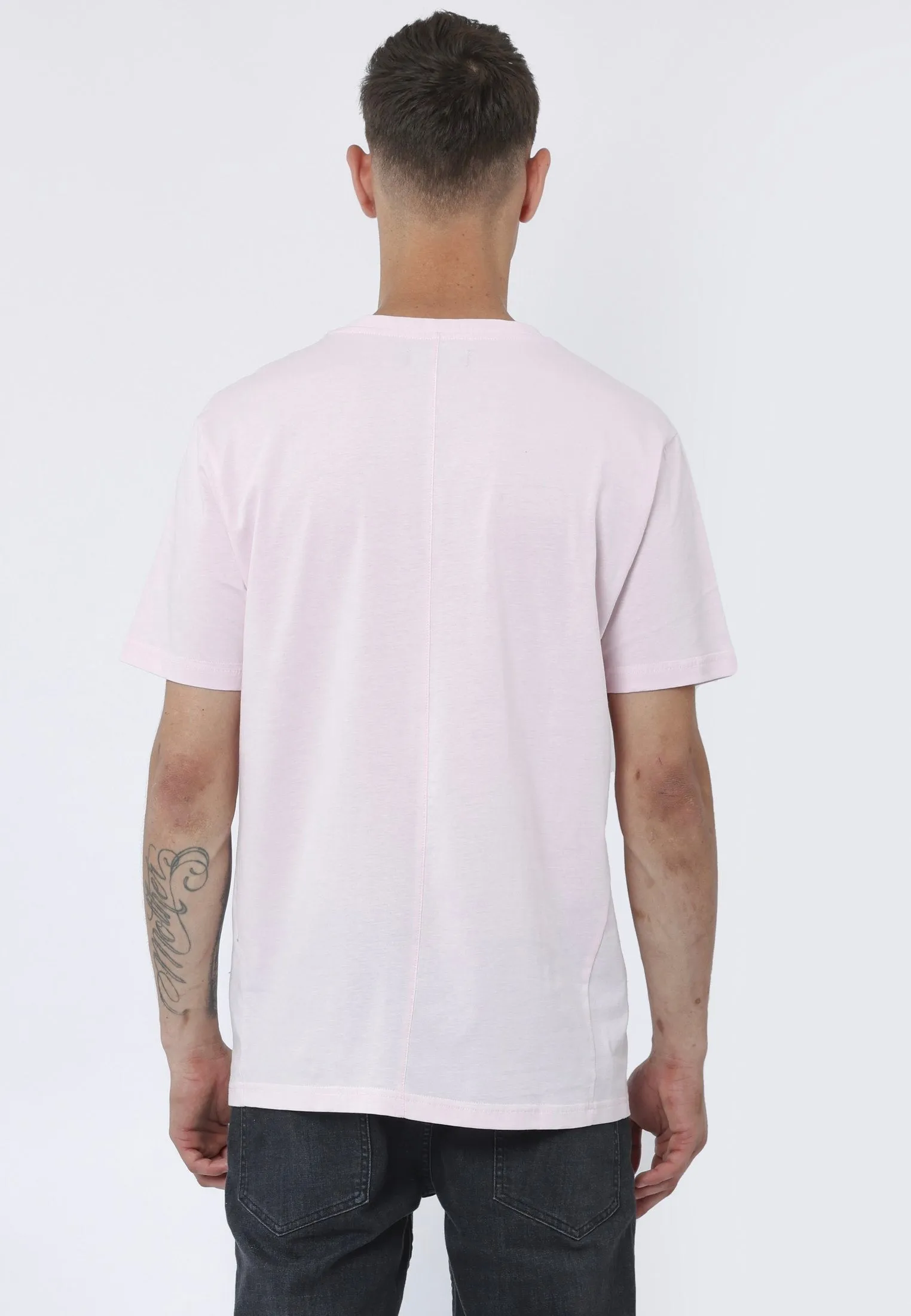 SNAKE SKELETON T-SHIRT SOFT PINK