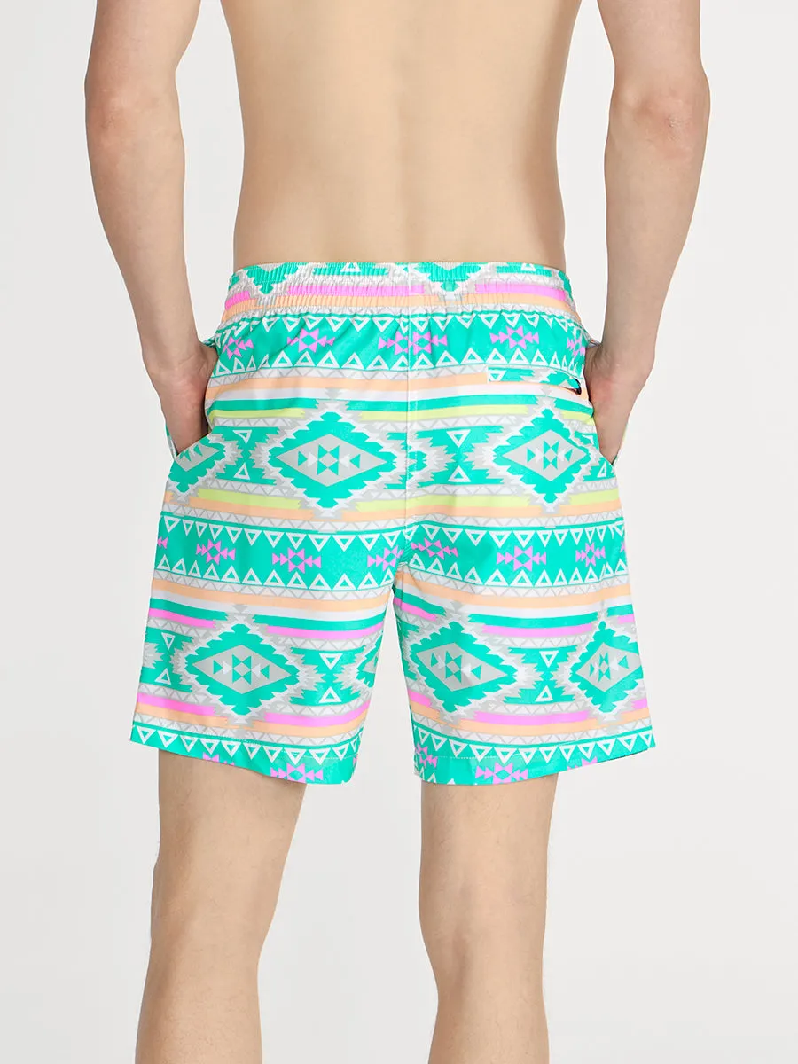 The En Fuegos 7" (Lined Classic Swim Trunk)