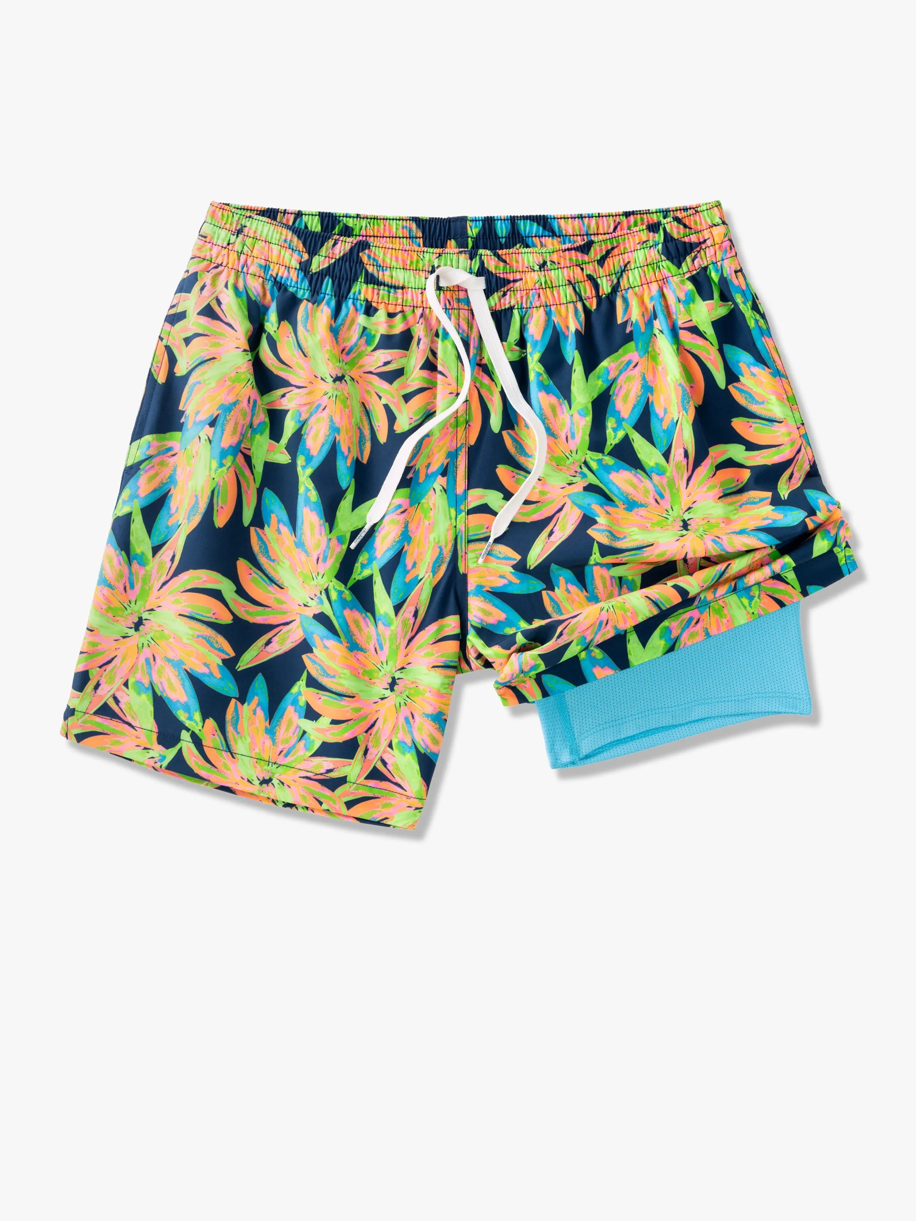 The Ocean Flowers 5.5" (Classic Lined Swim Trunk)