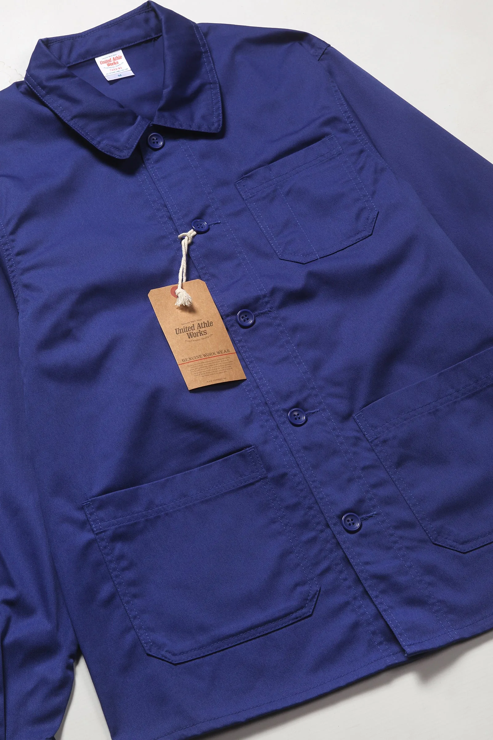 United Athle Works - 7452 Coverall Jacket - Work Blue