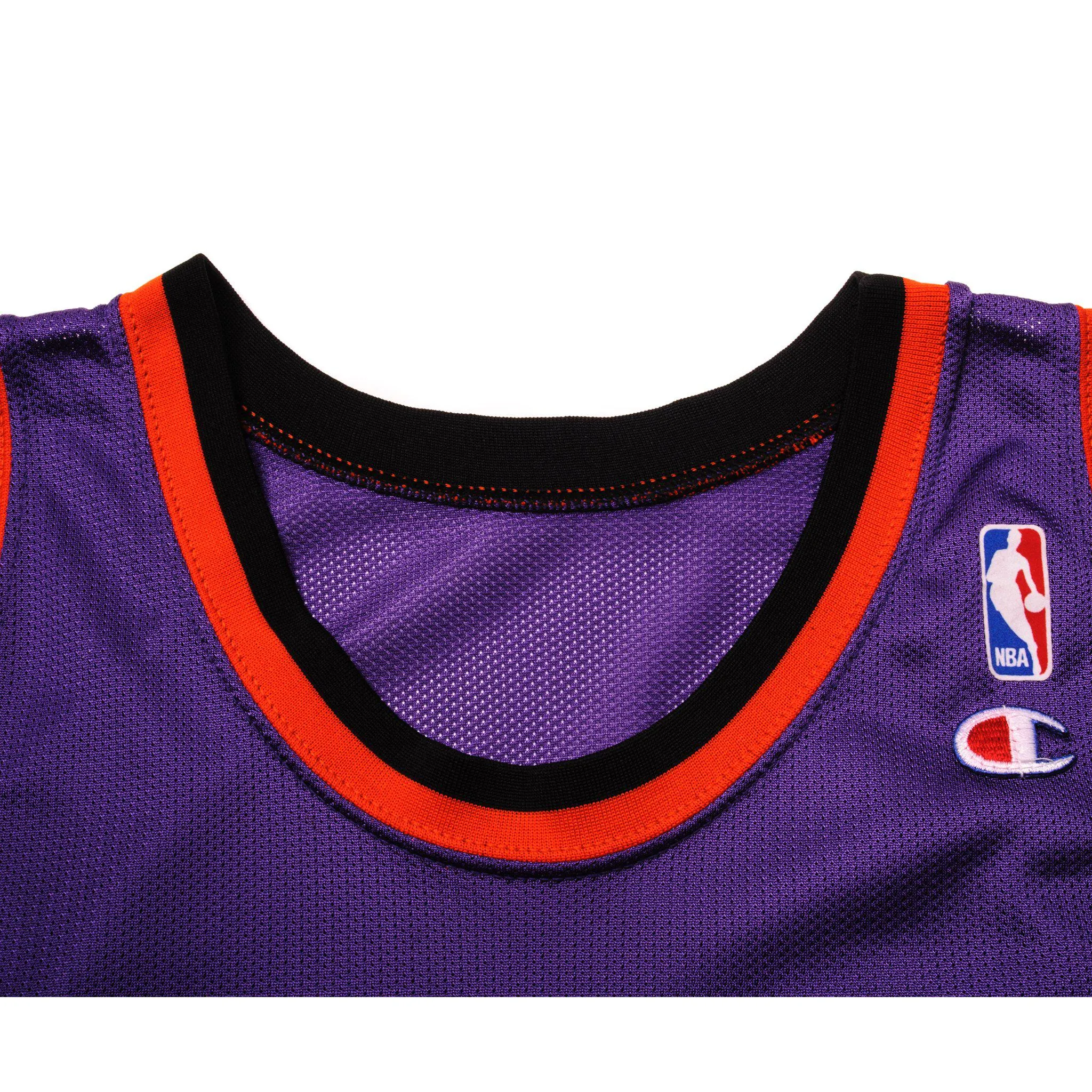 VINTAGE CHAMPION NBA PHOENIX SUNS Miller #25 JERSEY 1990s SIZE 48 MADE IN USA DEADSTOCK