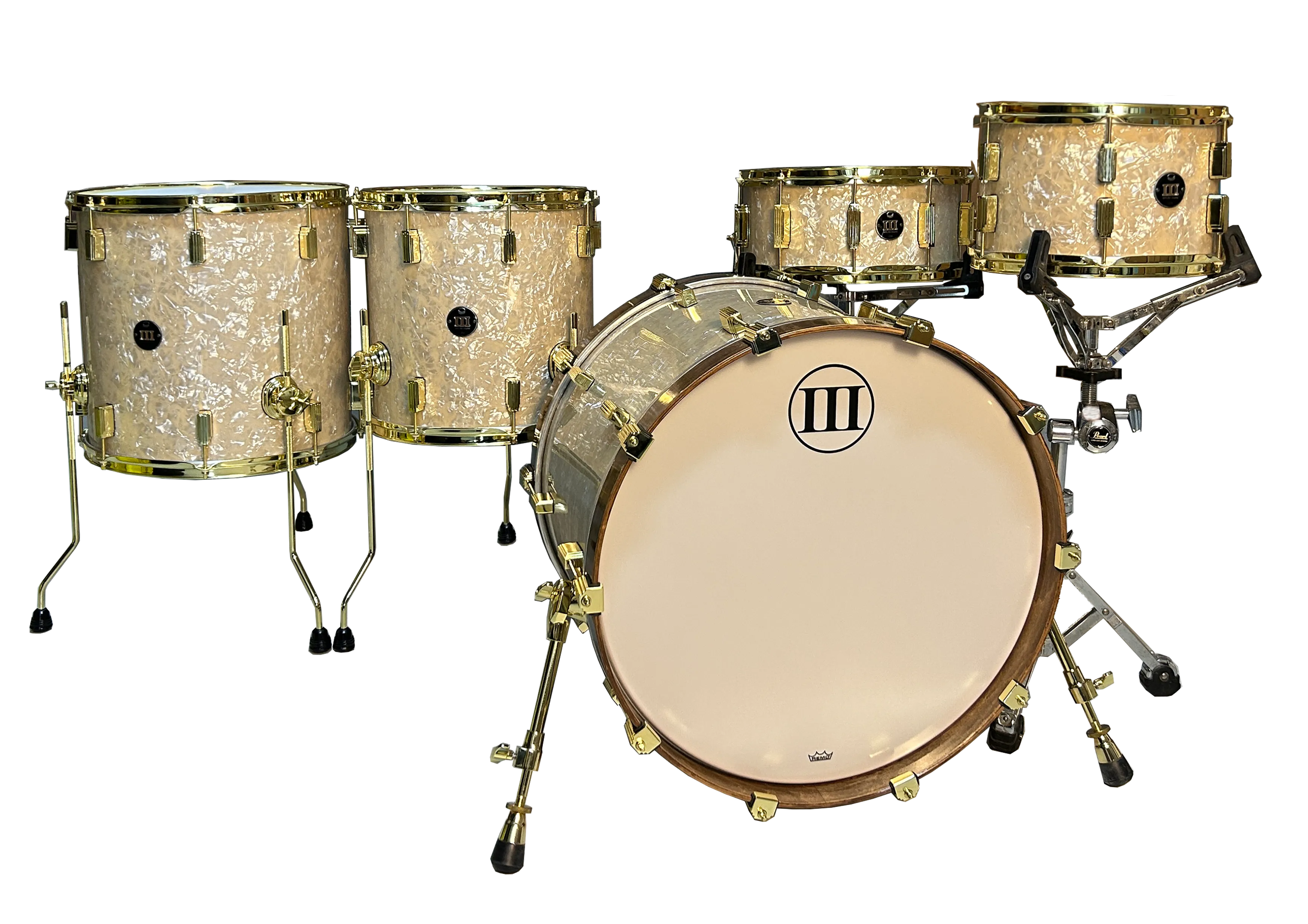 WFL3 Antique Marine Pearl with Gold Hardware Imported Exclusively for SG