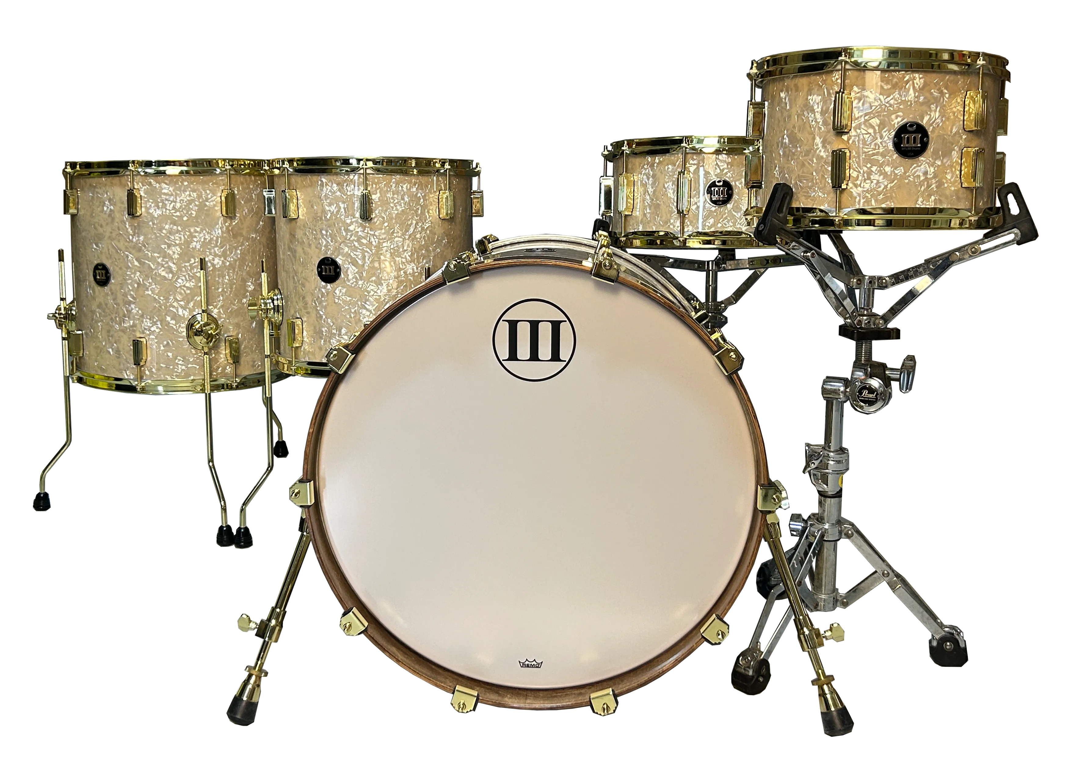 WFL3 Antique Marine Pearl with Gold Hardware Imported Exclusively for SG