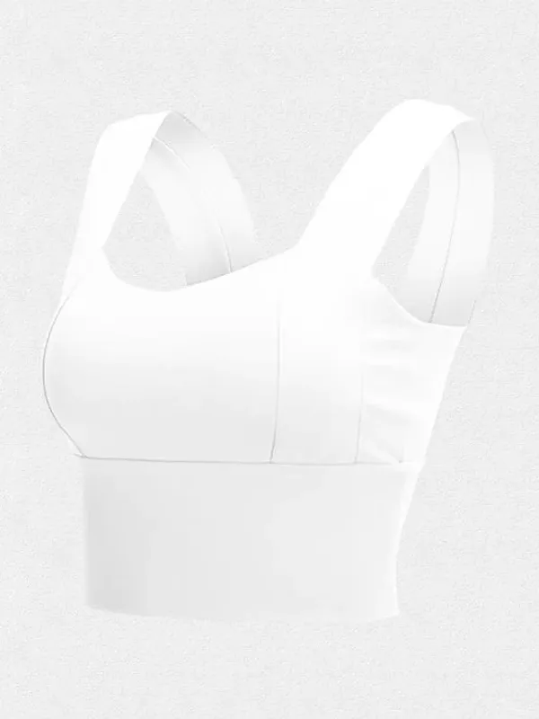 Wide Shoulder Strap Sports Bras