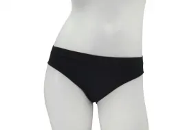 Women's Seamless Hi-Cut Black Panties