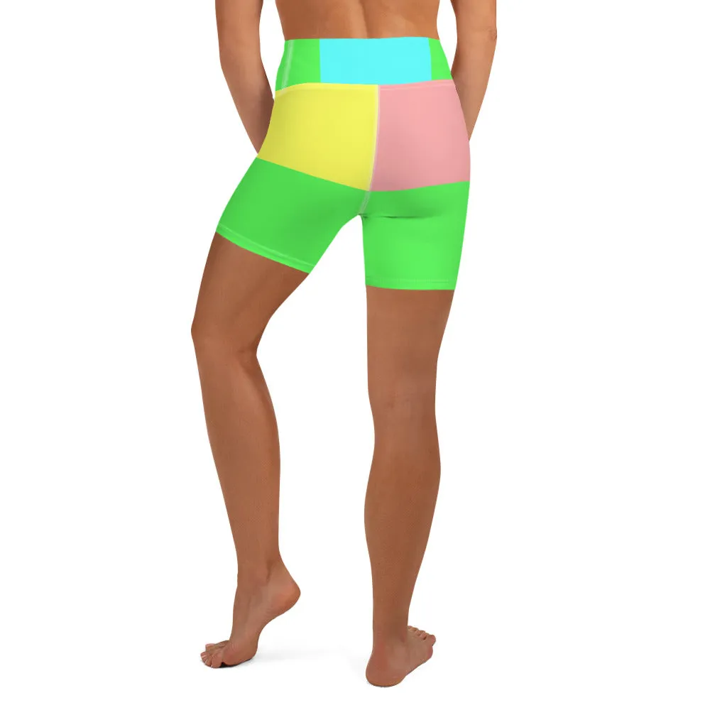 Yoga Shorts Pastel