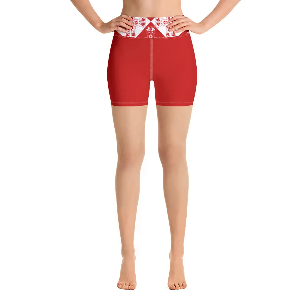 Yoga Shorts Xene Red