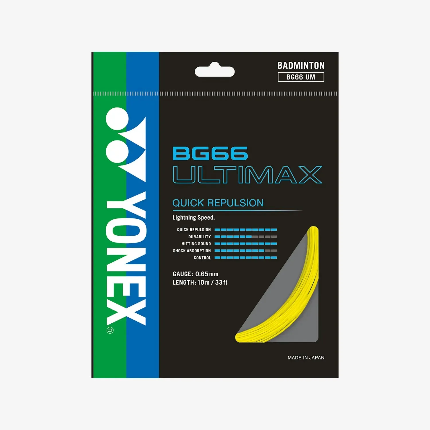 Yonex BG 66 Ultimax 10m Badminton String (9 Colors)