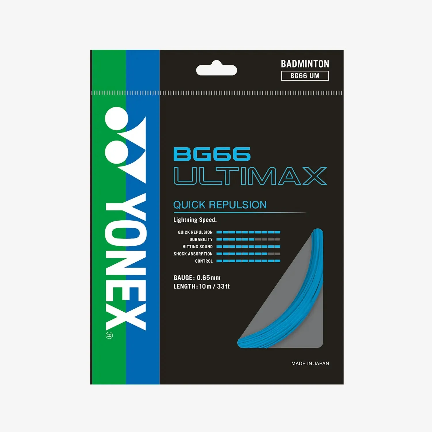 Yonex BG 66 Ultimax 10m Badminton String (9 Colors)